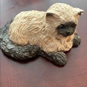 Vintage Stone Critters Himalayan ceramic Cat